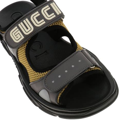 black gucci sandals men|Gucci black high heel sandals.